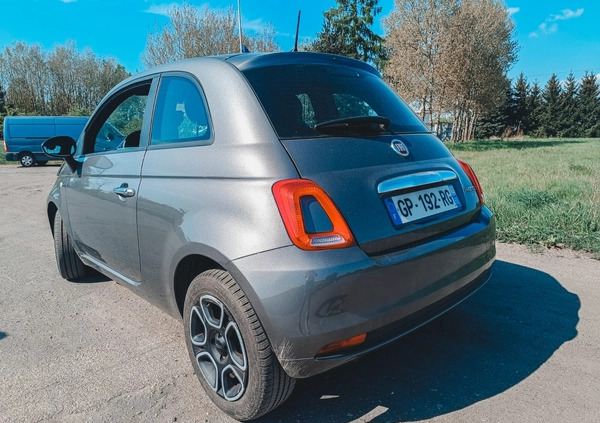 Fiat 500 cena 36900 przebieg: 10500, rok produkcji 2022 z Złocieniec małe 92